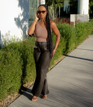 Load image into Gallery viewer, Upscale Urban Timeless Leather Pants( Washed Black)