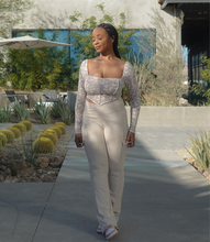 Load image into Gallery viewer, Everyday Flare Cargo Leggings(Cream)