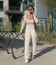 Load image into Gallery viewer, Everyday Flare Cargo Leggings(Cream)