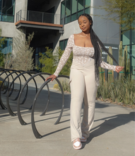 Load image into Gallery viewer, Everyday Flare Cargo Leggings(Cream)