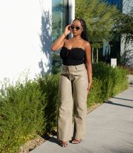Load image into Gallery viewer, Upscale Urban Timeless Leather Pants(Washed Taupe)