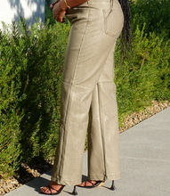 Load image into Gallery viewer, Upscale Urban Timeless Leather Pants(Washed Taupe)
