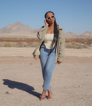 Load image into Gallery viewer, Oversized Casual Textured Button Down Shacket(Sage Green)