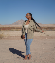 Load image into Gallery viewer, Oversized Casual Textured Button Down Shacket(Sage Green)