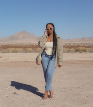 Load image into Gallery viewer, Oversized Casual Textured Button Down Shacket(Sage Green)