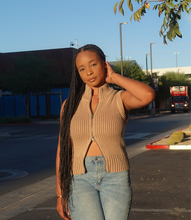 Load image into Gallery viewer, Urban Knitted Sweater Vest(Caramel)