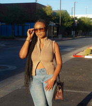 Load image into Gallery viewer, Urban Knitted Sweater Vest(Caramel)