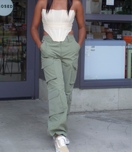 Load image into Gallery viewer, Ready To Roll Cargo Pants(Olive)