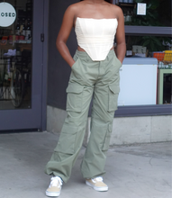 Load image into Gallery viewer, Ready To Roll Cargo Pants(Olive)
