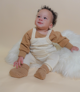 Baby Sweater Overall(Ivory)