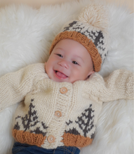 Load image into Gallery viewer, Baby Knit Christmas Tree Beanie(Ivory)
