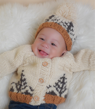 Load image into Gallery viewer, Baby Knit Christmas Tree Beanie(Ivory)