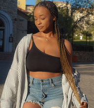 Load image into Gallery viewer, Take A Risk Cotton Striped Shirt(Black/White)