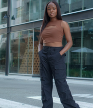 Load image into Gallery viewer, Ready To Roll Cargo Pants(Black)