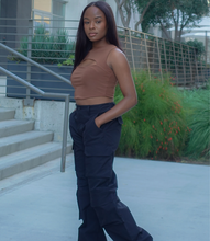 Load image into Gallery viewer, Ready To Roll Cargo Pants(Black)