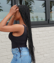 Load image into Gallery viewer, On The Move Padded Ruched top(Black)