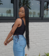 Load image into Gallery viewer, On The Move Padded Ruched top(Black)