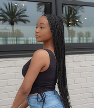 Load image into Gallery viewer, On The Move Padded Ruched top(Black)