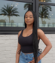 Load image into Gallery viewer, On The Move Padded Ruched top(Black)