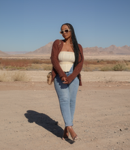 Load image into Gallery viewer, Soft touch Fuzzy Cardigan(Brown)