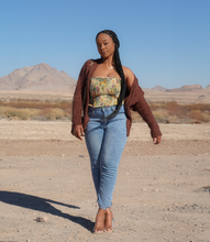 Load image into Gallery viewer, Soft touch Fuzzy Cardigan(Brown)