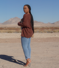 Load image into Gallery viewer, Soft touch Fuzzy Cardigan(Brown)