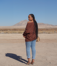 Load image into Gallery viewer, Soft touch Fuzzy Cardigan(Brown)