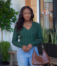 Load image into Gallery viewer, Noel Knitted Sweater(Emerald)