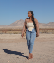 Load image into Gallery viewer, Soft touch Fuzzy Cardigan(Neutral)