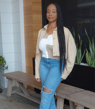 Load image into Gallery viewer, Neutral Lover Button Up Top(Khaki)