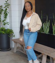 Load image into Gallery viewer, Neutral Lover Button Up Top(Khaki)