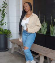 Load image into Gallery viewer, Neutral Lover Button Up Top(Khaki)