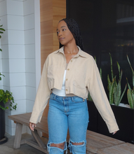 Load image into Gallery viewer, Neutral Lover Button Up Top(Khaki)
