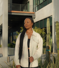 Load image into Gallery viewer, Oversized Casual Textured Button Down Shacket(Oatmeal)