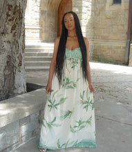 Load image into Gallery viewer, In The Jungle Floral Maxi Dress(Green/Ivory)