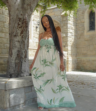 Load image into Gallery viewer, In The Jungle Floral Maxi Dress(Green/Ivory)