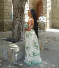 Load image into Gallery viewer, In The Jungle Floral Maxi Dress(Green/Ivory)