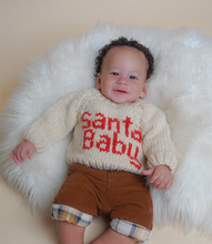 Load image into Gallery viewer, Baby Christmas Knit Sweater(Cream/Red)