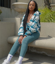 Load image into Gallery viewer, Out & About Ribbed Jumpsuit(Teal)