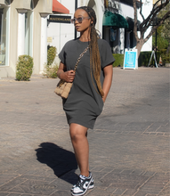 Load image into Gallery viewer, Beat The Heat T-shirt Dress(Gray)