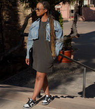 Load image into Gallery viewer, Beat The Heat T-shirt Dress(Gray)