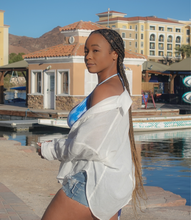 Load image into Gallery viewer, Grab & Go Button Down Top(White)