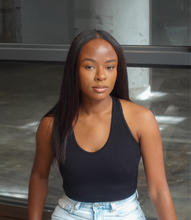 Load image into Gallery viewer, Heat Wave Ribbed Basic Top(Black)