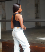 Load image into Gallery viewer, Heat Wave Ribbed Basic Top(Black)