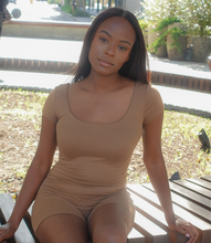 Load image into Gallery viewer, Autumn's Calling Romper(Brown)
