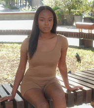 Load image into Gallery viewer, Autumn's Calling Romper(Brown)