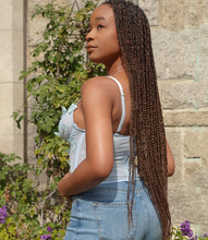 Load image into Gallery viewer, Brielle 3D Butterfly Mesh Top(Blue)