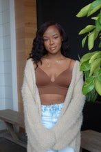 Load image into Gallery viewer, Triangle Cut Cropped Bralette(Cinnamon)