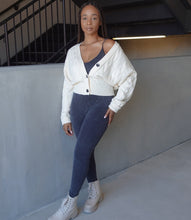 Load image into Gallery viewer, Out & About Ribbed Jumpsuit(Acid Wash Black)