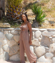 Load image into Gallery viewer, Let's Groove Jumpsuit(Cocoa)